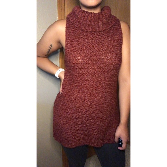 Charlie Paige Cowl Neck Sweater Tunic - Picture 1 of 3